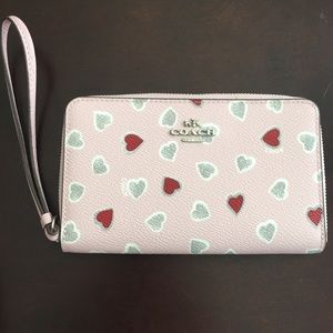 Authentic Coach wristlet wallet